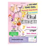 Think And Print Okul Etiketi Kalem Defter Etiketi Özel Isim Yazılabilen Etiket 150 Parça
