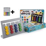 Think Master Master Abacus Rubik Abaküs Montessori Zeka Oyunu Dijital Oyun Kartları ile Destekli