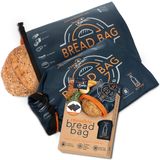Think4Earth - (2'li Paket) Ekmek Torbası - Ev yapımı ekmek yapımcısı hediye vermek için yeniden kullanılabilir dondurucu ekmek torbası - Ekşi mayalı somun saklama için ekmek kabı, astarlı ev yapımı