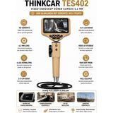 Thinkcar TES402 180° Eklem Uçlu 4.5 Inç Ekranlı Endoskop Yılan Kamera 6.2 mm Hd 6 LED - Altın