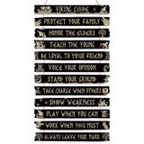 Thinkday İskandinav Viking işareti Viking kodu duvar dekoru Kelt Rün plak İskandinav Vikingler Tekne Pusula Valknut İskandinav Ortaçağ Vegvisir Runes Ev Mutfak Mitoloji Vegvisir Runes Yapıt Pagan