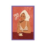 Thinking of You – Seni Düşünüyorum | Sevgiliye Özel Illustration Dekoratif Kartpostal & Hediye Not Kartı 10x15 cm - 7
