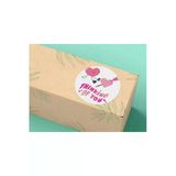 Thinking Of You Sticker Sevimli Etiket Yuvarlak Mat Çıkartma 4 Cm (40 Adet)