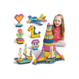 ThinkMaster Constructo Stem Eğitici Oyuncak Yapı Oyuncağı Montessori Zeka Oyunu Yapı Taşları Seti