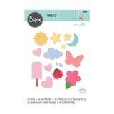 Thinlits Zımba Şablonları 16PK Debi Potter Temel Şekiller, 665185 - Standart