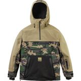 Thirtytwo Lgt Anorak cm Erkek Snowboard Mont - Haki - Kamuflaj