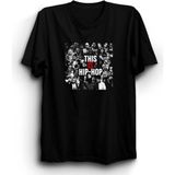This Is Hip-Hop, Rap Legends Tişört - Siyah - XL