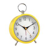 thjsvy Gece Lambalı Analog Çalar Saat, Metal Retro Masa Saati Pille Çalışan Saat, Çocuklar, Yatak Odası, Yatak Başları, Oturma Odası Dekoru
