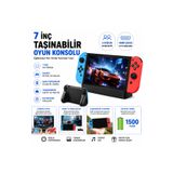 thmz M20 Pro 7 İnç HD Retro Oyun Konsolu 20.000+ Oyun HDMI TV Bağlantılı Çift Kablosuz Kollu Taşınabilir El Konsolu