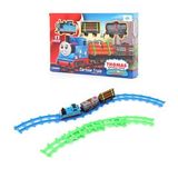 Thomas 11 Parça Pilli Raylı Trend Seti - Çocuk Tren Oyuncak Seti - Vagonlu Pilli Raylı Oyuncak Tren (Karışık)