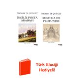 Thomas De Quincey 2 Kitap Seti + Türk Klasiği Hediye
