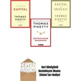 Thomas Piketty 3 Kitap Set + Okuma Sticker'ları