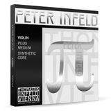 Thomastik 634525 Keman için Tel Sentetik Core Peter Infeld, Set 4/4 E Platin