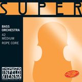Thomastik 644408 kontrabass için süper esnek halat çekirdekleri orkestra çalgısı seti, 1100 mm'ye kadar ölçüm için 4/4 orta set