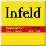 Thomastik In-109 Infield Elektro Gitar Teli Seti (Profesyonel - Extra Light 09-42) | Süper Alaşım Kaplama, Parlak Ve Net Ton Karakteri, Hızlı Çalım İçin Düşük Tansiyon | Ölçüler: 0.009 - 0.042 İnç Tak