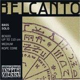 Thomastik Infeld Thomastik BC600S Belcanto Solo Set Kontrabas Teli | Solo Akort Uyumlu, Çelik Çekirdek, Üstün Rezonans ve Netlik, Profesyonel Seri