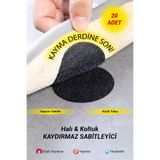 Thomax 20'Li Halı Kilim Koltuk Örtüsü Sabitleyici Kaydırmaz Cırt Yıkanabilir Kendinden Yapışkanlı Ped