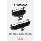 THOMAX Halı Yıkama ve Leke Çıkarma Makinesi Uyumlu Fırça Başlık Seti Küçük ve Büyük Boy