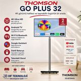 Thomson 8 GB Ram, 64 GB Rom Android ile Güçlendirilmiş ,go Plus 4K Ultra Hd 32" 82 Ekran Android Smart Taşınabilir Tv - 4K ULTRA HD TAŞINABİLİR TV