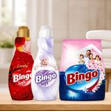 THOMSON Bingo Çamaşır Seti 3'lü Paket Matik Deterjan 3 kg + Soft Lovely Sensitive Konsantre Yumuşatıcı 960 ml