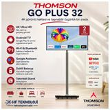 Thomson Go Plus 4K Ultra Hd 32" 82 Ekran Android Smart Taşınabilir Tv