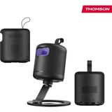 Thomson Vega Full HD 4K Destekli 100" Dahili Bataryalı Taşınabilir Projeksiyon Cihazı Google Tv Sertifikalı 350 Ansı Lumen - PG35B - Siyah