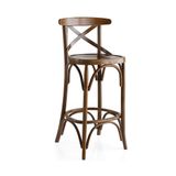Thonet Çarpı Çıtalı Bar Sandalyesi, Ceviz