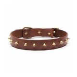 Thor Handmade Deri Köpek Tasması Açık Kahve L (46-55 Cm) Cl-Th-T-L