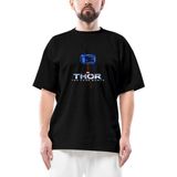 Thor Mjolnir 2 Oversize Siyah Tişört - XL