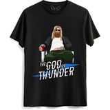 Thor Mjolnir Dijital Resimli Baskılı Hammer Unisex Siyah Tshirt - XL