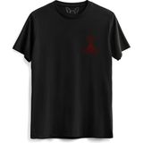 Thor Mjolnir Resimli Baskılı Hammer Unisex Siyah Tshirt - XL