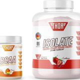 Thor Nutrition 1,8Kg Izole Protein 60 Servis Çilek Aromalı - 500 Gr Bcaa 50 Servis 5 Hediye