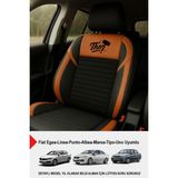 Thor Tay Tüyü Oto Koltuk Kılıfı (Fiat Egea-Linea-Punto-Albea-Marea-Tipo-Uno Uyumlu) - Taba