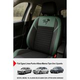 Thor Tay Tüyü Oto Koltuk Kılıfı (Fiat Egea-Linea-Punto-Albea-Marea-Tipo-Uno Uyumlu) - Yeşil