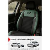 Thor Tay Tüyü Oto Koltuk Kılıfı (Toyota Corollo-Auris-Yaris Uyumlu) - Yeşil