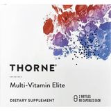 Thorne () Multi-Vitamin Elite A.m 90. - P.m 90. Daily Two Formulas Third-Party Certified 180 Capsul. - Aromasız