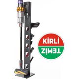 Thorqtech Dyson Uyumlu Dikey Süpürge Standı Dyson V15 - V12 - V11 - V10 - V8 Modellere Uyumlu - Antrasit - Füme