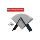 Thorqtech Filtre Kahve Kağıdı Tutucu Stand Aparatı Dekoratif Metal Peçetelik