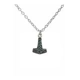 Thor’un Çekici Mjölnir Figürlü Unisex Kolye – 60 Cm Zincirli, Güç Ve Koruma Sembolü