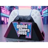 Three Dittle Birds Gta Vı Temalı Ps5 Oyun Kolu Standı - Siyah