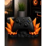 Three Dittle Birds Kristal Görünümlü Xbox Kumanda Standı - Turuncu