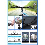 Three Star 2 Adet 360° Geniş Açılı Elektrikli Scooter Bisiklet Dikiz Aynası