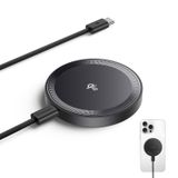 Threekey Qi2 Kablosuz Şarj Pedi Magsafe Uyumlu (Siyah)