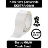Threestep Çok Amaçlı Su Geçirmez Sızdırmaz Dayanıklı Izolasyon Beyaz Tamir Bandı 48 Mm 10 Mt 1 Adet