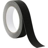 Threestep Merdiven Zemin Kaydırmaz Bant (5 Cm X 15 Metre) Yapışkanlı Kaymaz Bant Siyah