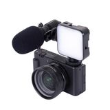 Thronmax C1P Profesyonel Vlogger Video Işıklı Akış Siyah Mikrofon Seti
