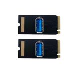 Thsion NGFF M.2 - USB pcie Adaptörü pci-e Dönüştürücü Madencilik Kartı Yükseltici Adaptör Kartı molex Güç Kablosu Adaptörü BTC Madencilik Anakart için
