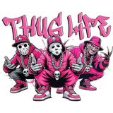 Thug Life Sticker Telefon Laptop Notebook Tablet Defter Matara Stiker Etiket ST1666