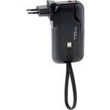 Thull PD10003 10.000 Mah Siyah Adaptörlü Çoklu Giriş/Çıkış Desteği ile Uyumlu Powerbank