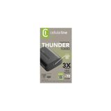 Thunder 10.000 Mah Pd Usb-C 20W Taşınabilir Siyah Şarj Cihazı